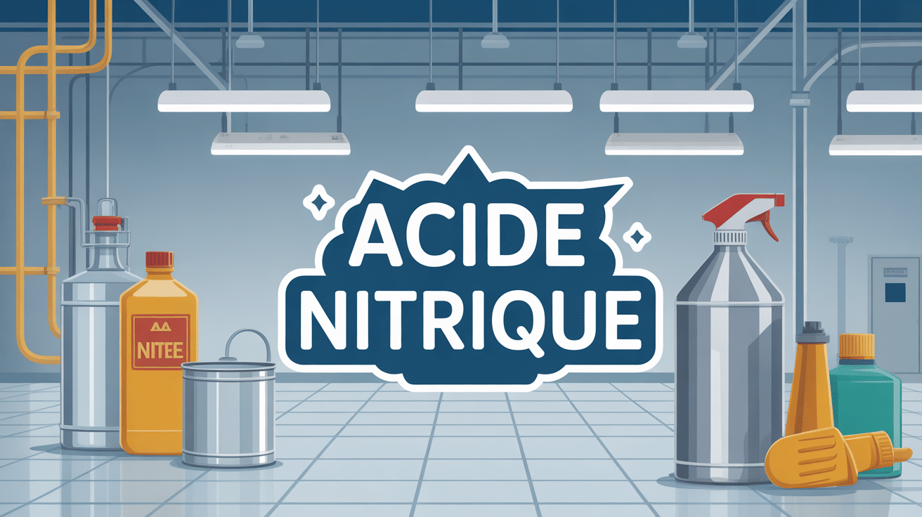 acide nitrique nettoyage installations inox illustration sécurité