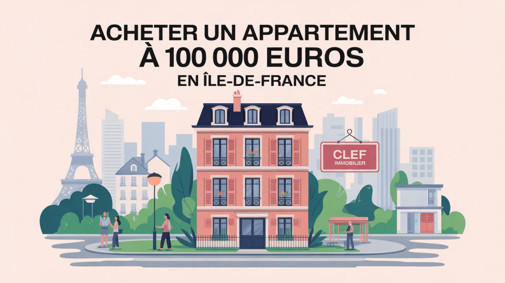 achat appartement 100 000 euros île france illustration