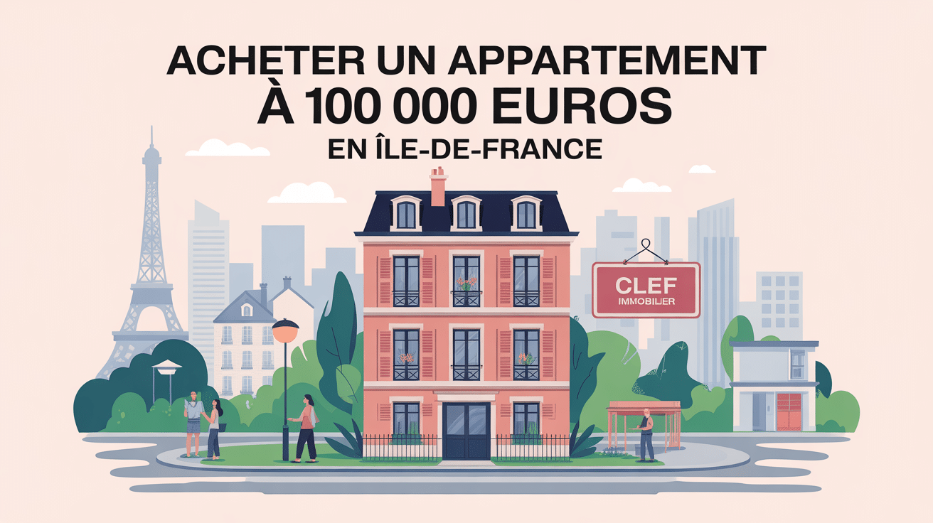 achat appartement 100 000 euros île france illustration