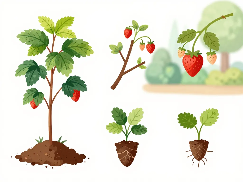 Étapes bouturage arbousier plante mère racines