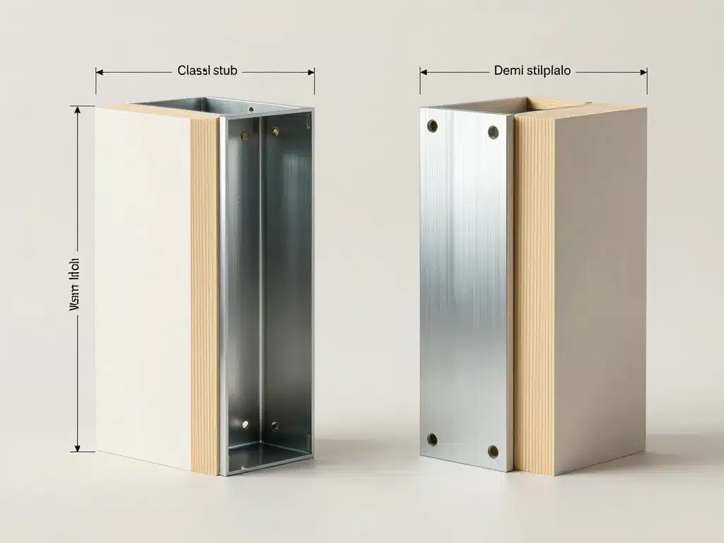 comparatif demi stil placo montant classique