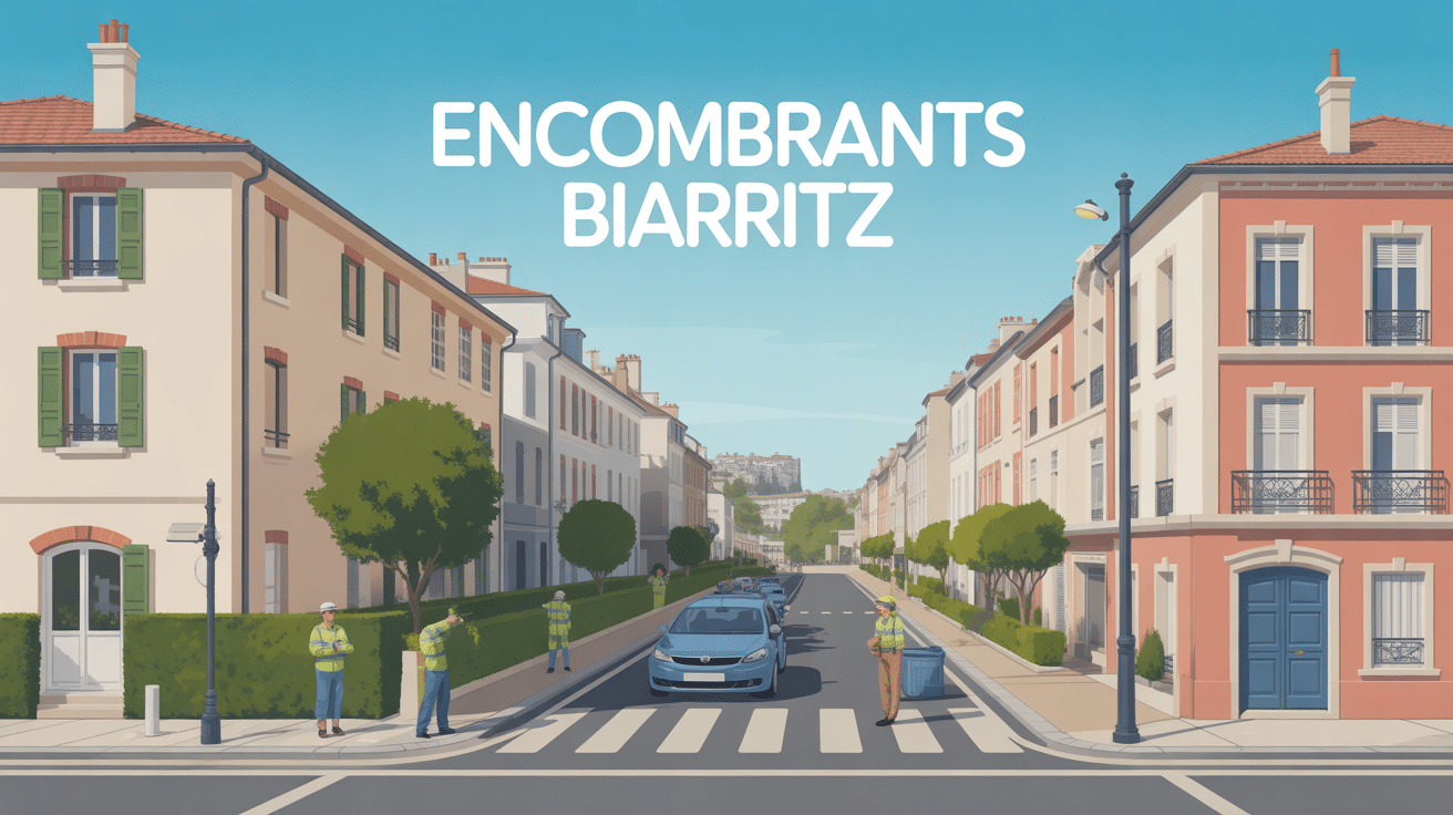 encombrants biarritz gestion agents quartier résidentiel