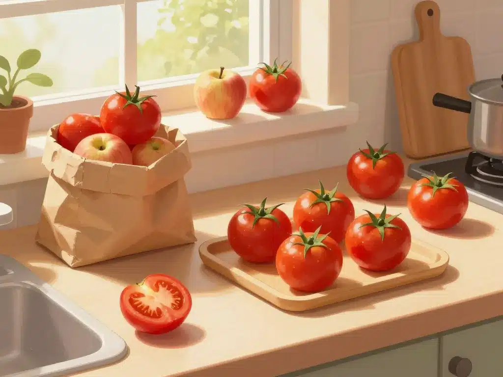 faire murir des tomates à l'intérieur en intérieur pratique