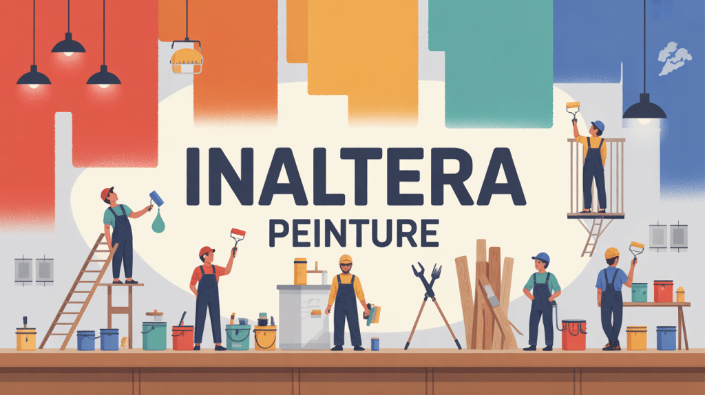 illustration inalterapeinture supports mur façade bois métal