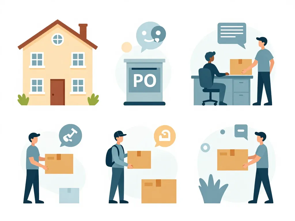 Illustration libellé adresse cas particuliers scénarios