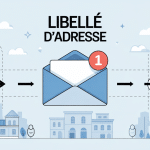 Illustration libellé adresse et acheminement courrier