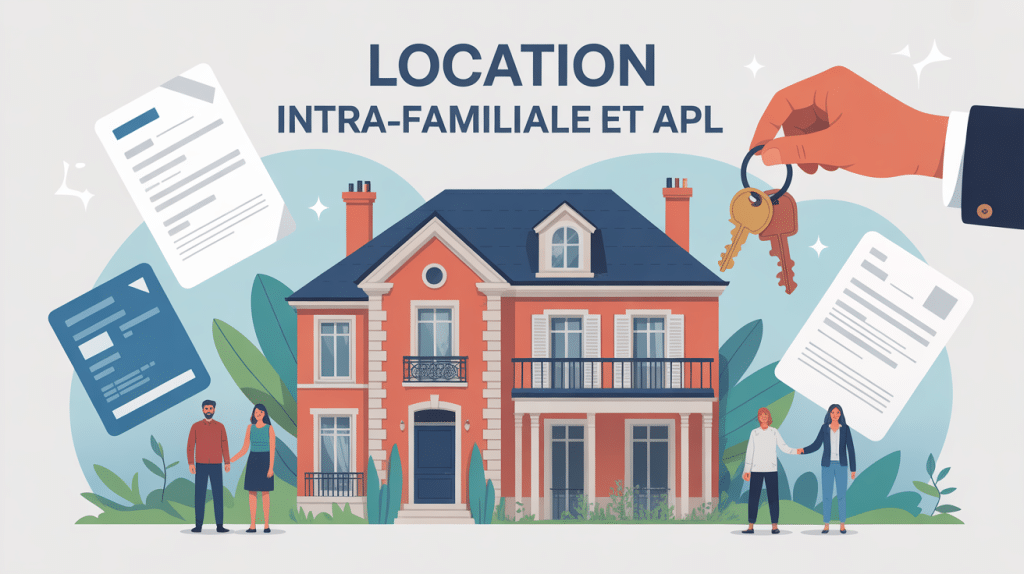 illustration location intrafamiliale louer à un membre de sa famille apl