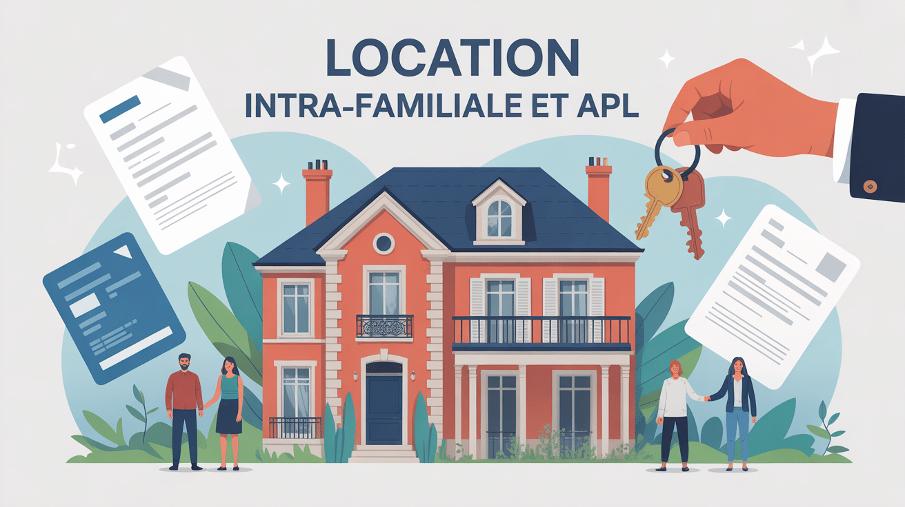 illustration location intrafamiliale louer à un membre de sa famille apl