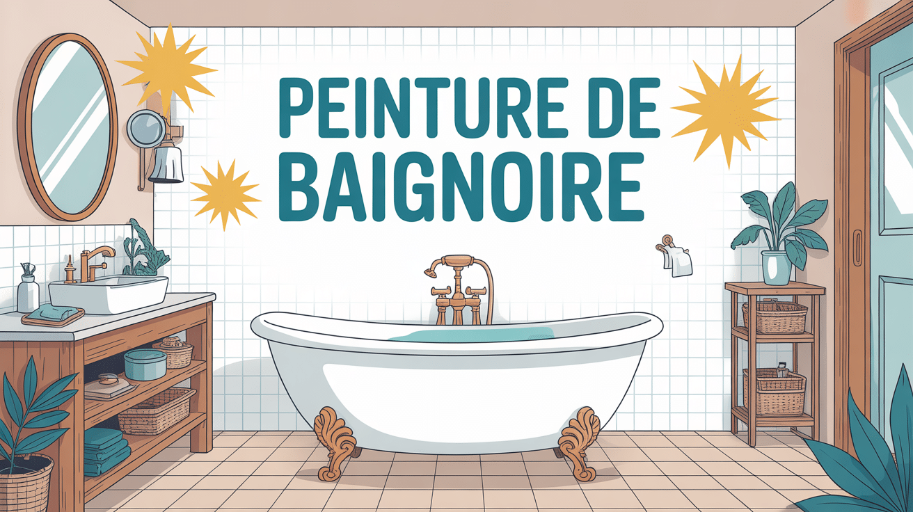Peindre baignoire avis illustration baignoire blanche rénovée