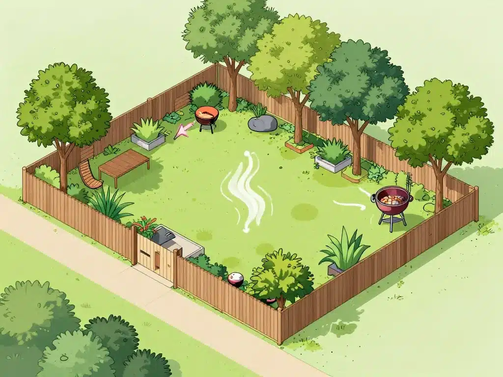 Plan pour construire un barbecue en briques avec cheminée emplacement et sécurité