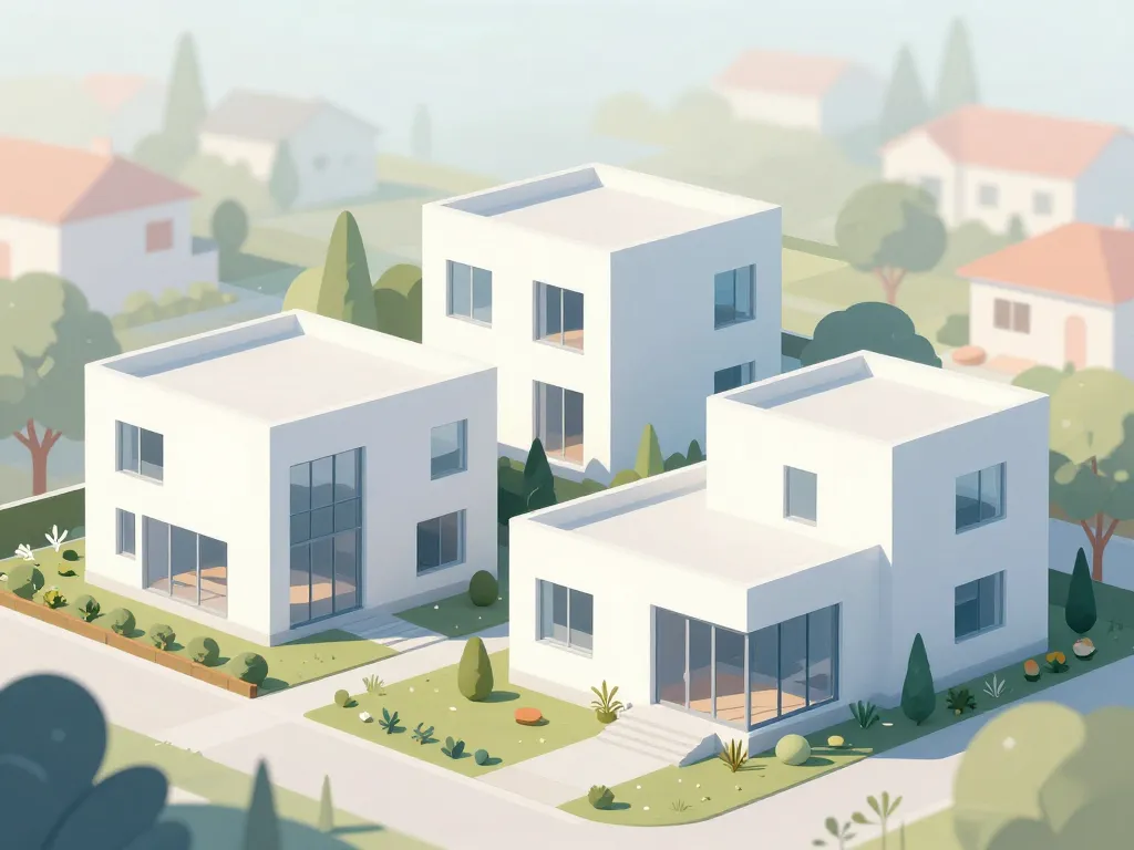 plans maison blanche exemples types et styles