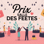 prix d une salle des fetes illustration vectorielle evenement