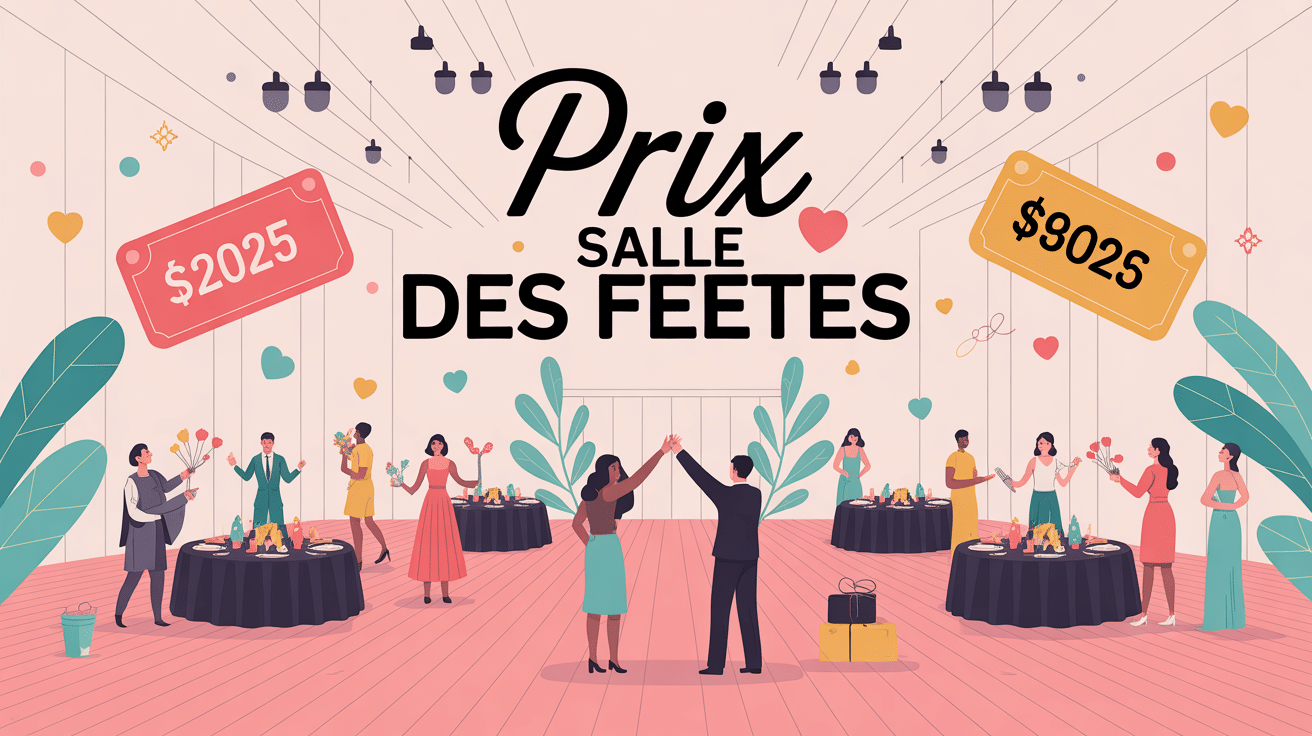 prix d une salle des fetes illustration vectorielle evenement