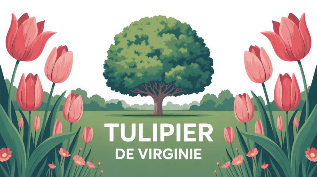 tulipier de virginie inconvénients illustration arbre dans grand jardin