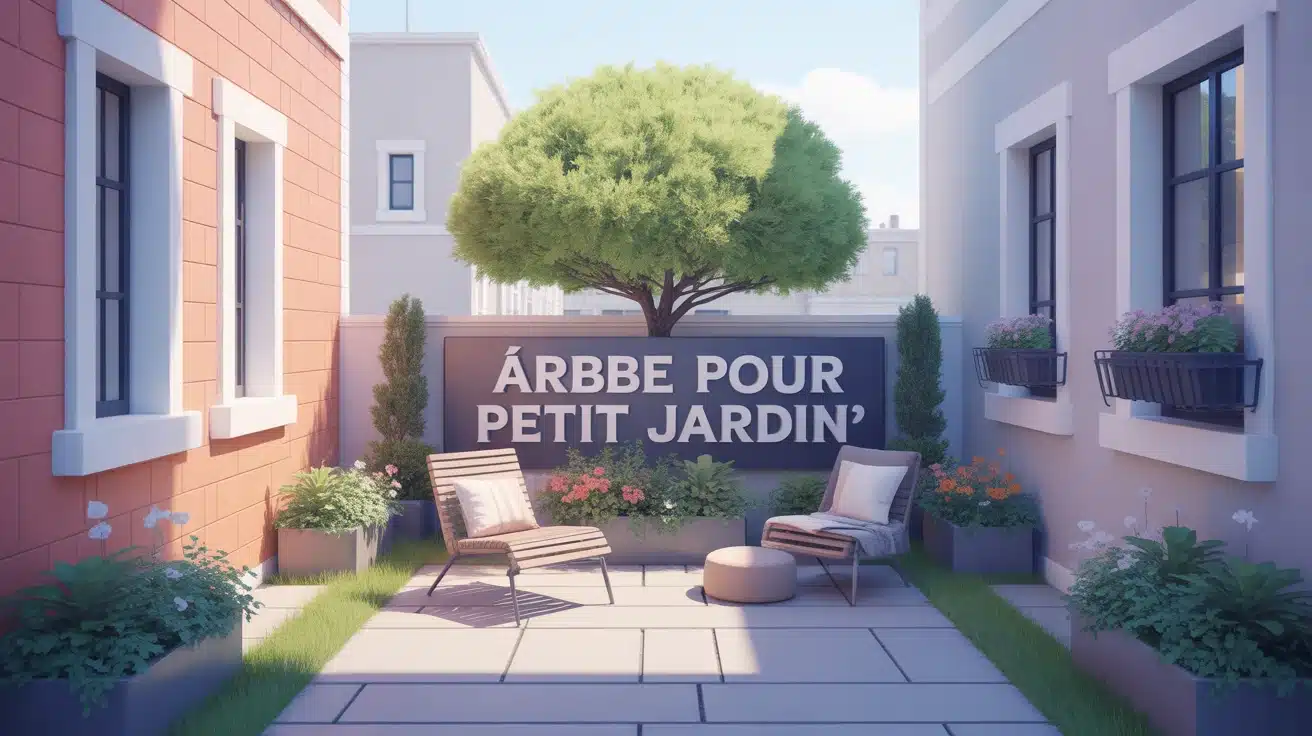 arbres pour petit jardin dans espace urbain
