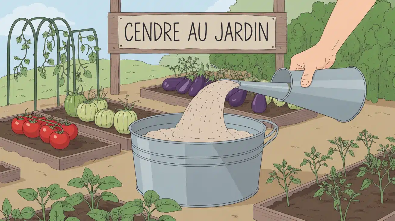 cendres jardin épandage potager