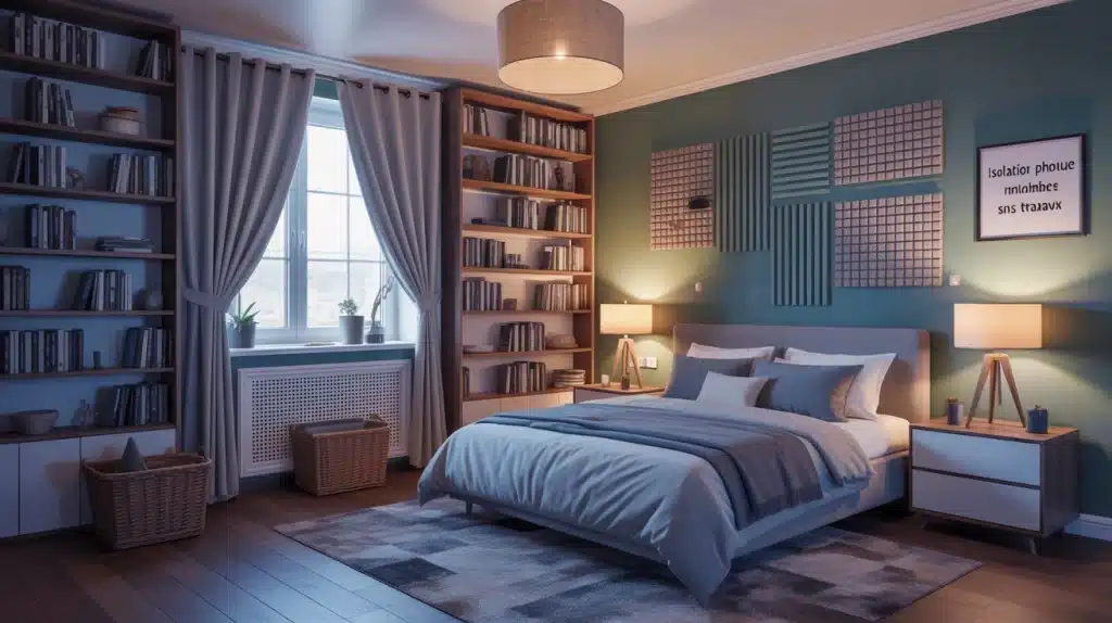 Isolation phonique mur chambre sans travaux