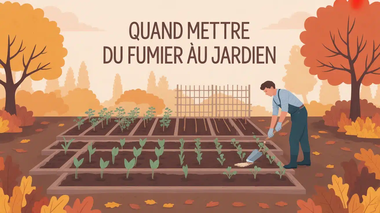 quand mettre du fumier au jardin illustration potager automne