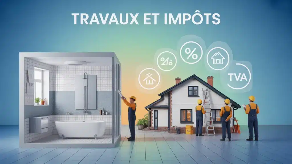travaux maison impots illustration renovation
