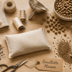 comment faire une bouillotte maison avec tissu et garnitures naturelles