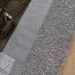 gravier sous dalle béton préparation chantier