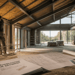 hangar aménagé en maison en travaux