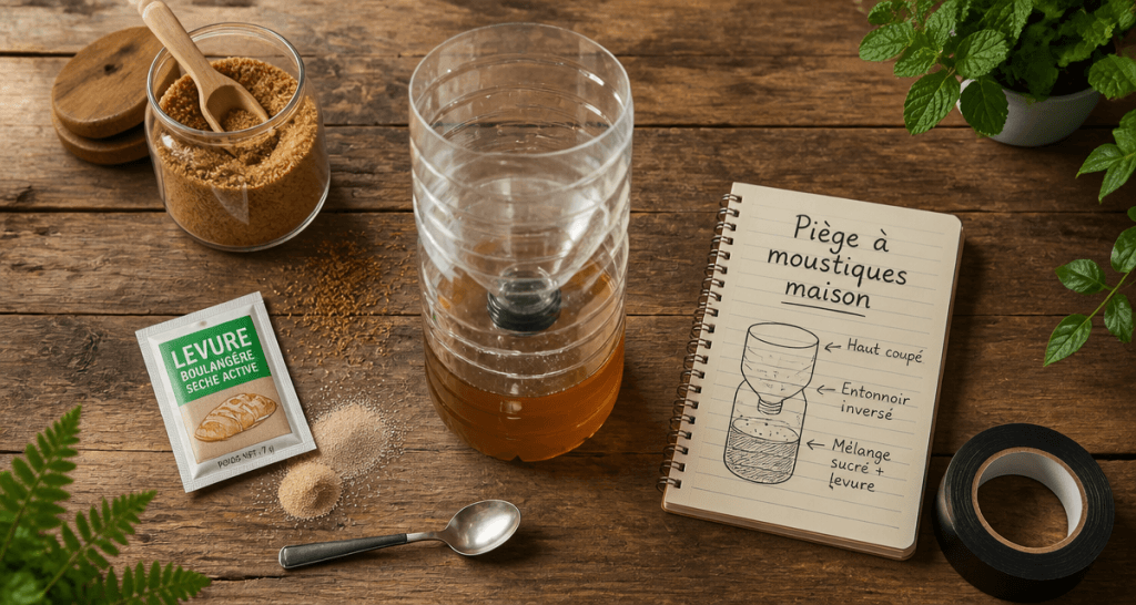 piège à moustiques maison bouteille plastique