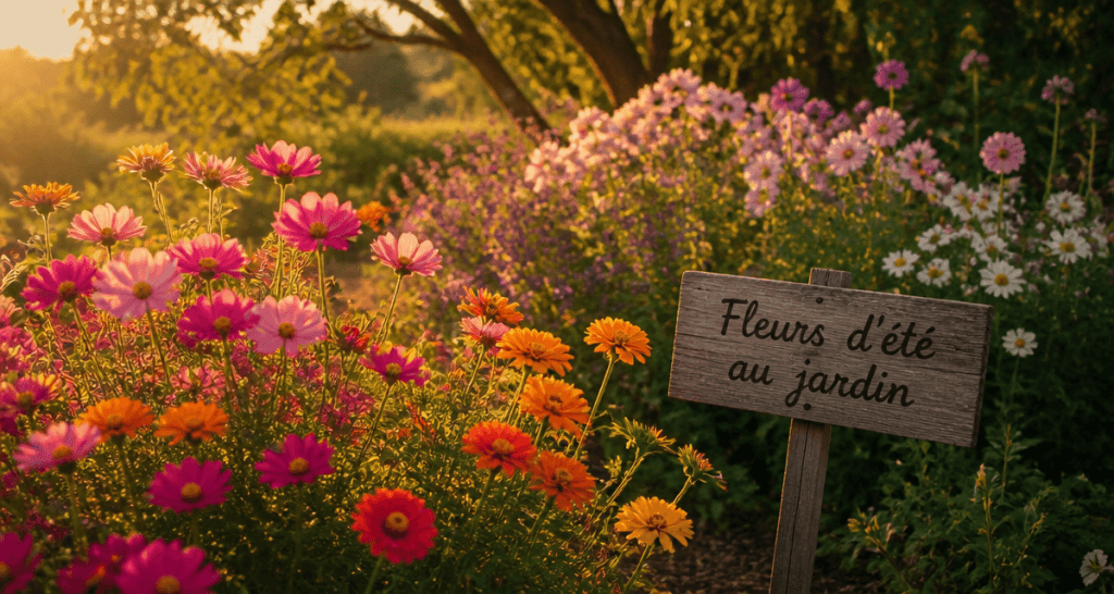 que planter en juillet août fleurs massifs jardin