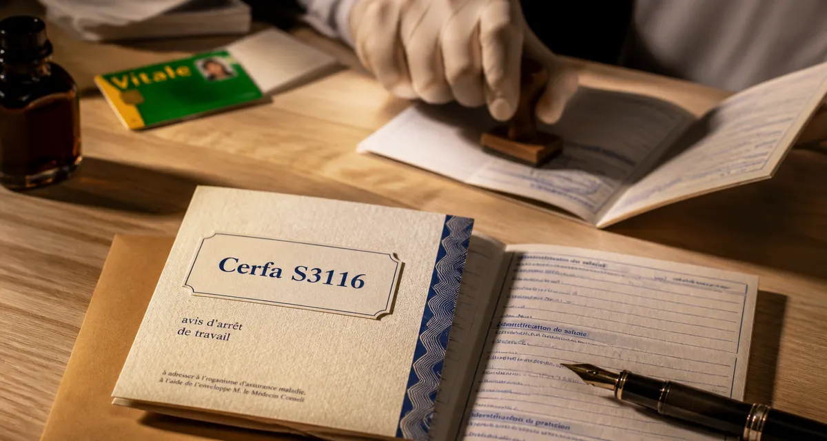 cerfa s3116 : formulaire rejette anciens arrêts de travail