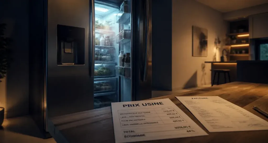 Frigo américain prix usine : économies 400€
