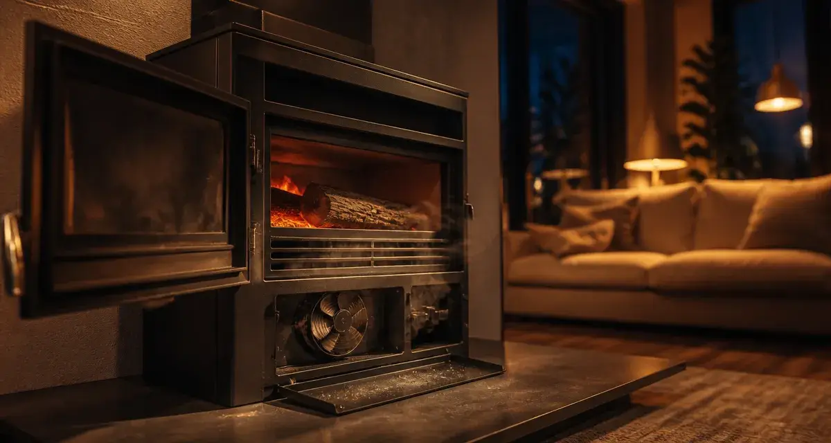 Insert avec ventilateur fonctionnement : diffusion rapide de chaleur