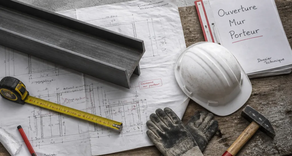 mur porteur ipn prix plan chantier