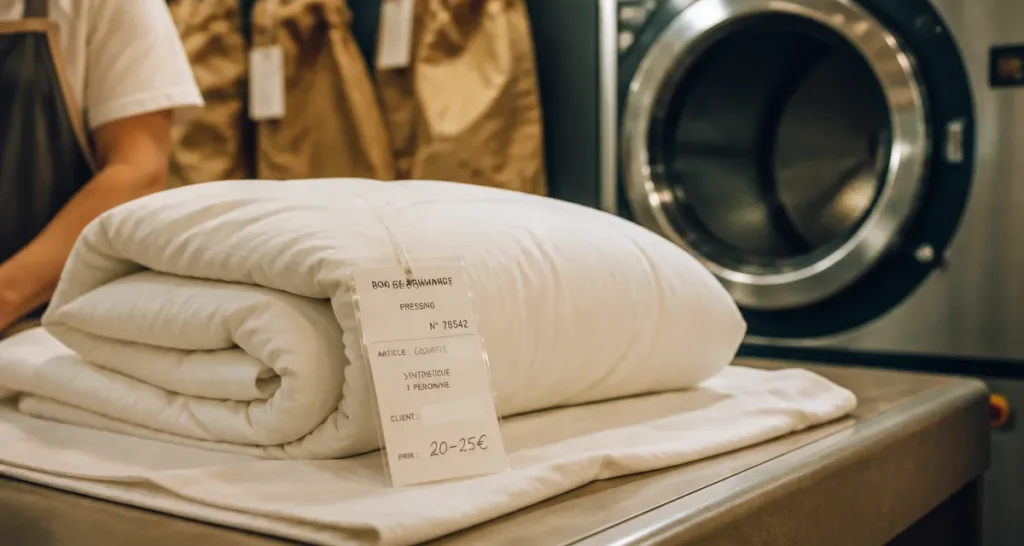 Prix pressing couette : tarif couette au pressing