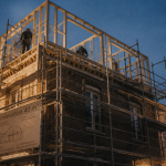 prix surélévation maison 40m2 échafaudage ossature bois
