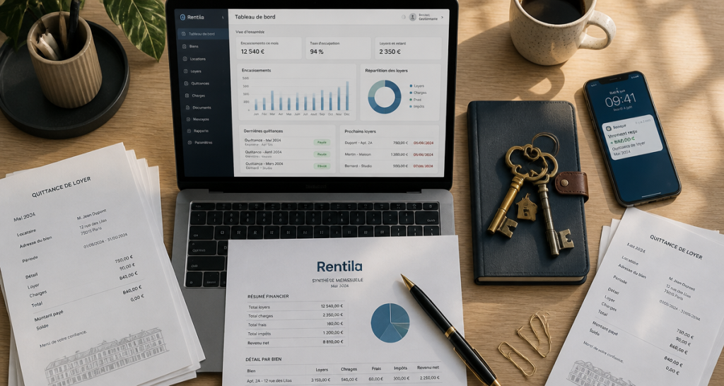 rentila avis tableau de bord gestion locative