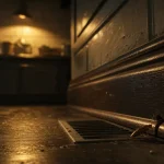 Cafard de jardin ou de maison : blatte en cuisine près d’une grille d’aération