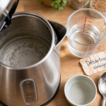 Comment nettoyer une bouilloire : calcaire avec vinaigre et bicarbonate