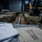 Devis travaux drainage : tranchée drainante et prix au mètre