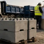 Prix des blocs beton : budget achat et fabrication sur site, blocs béton sur chantier
