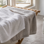Comment avoir des serviettes de toilette moelleuse sans sèche-linge : serviettes près du vinaigre et du bicarbonate