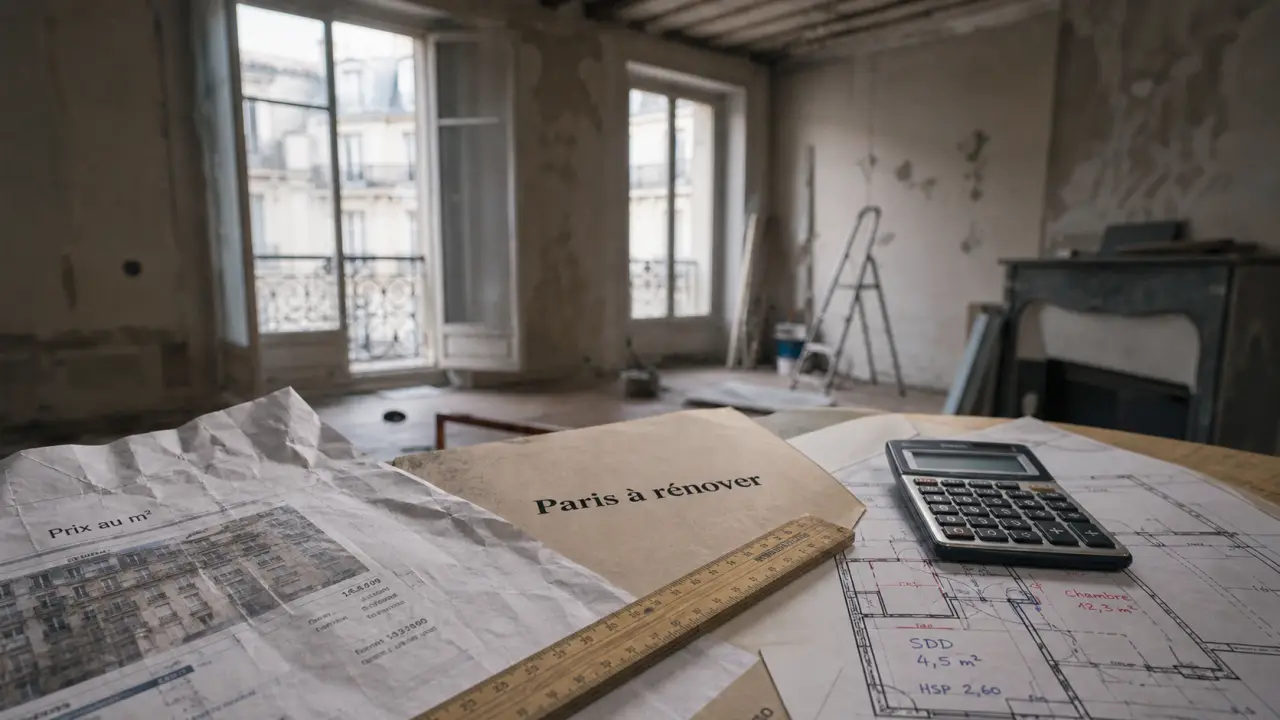 Acheter appartement avec travaux Paris : prix au m² et rénovation à Paris