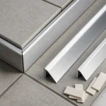 Baguettes angles carrelage pour finition nette sur angle sortant