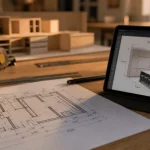 Conception cuisine logiciel : plan 3D et relevés de cotes pour budget et contraintes