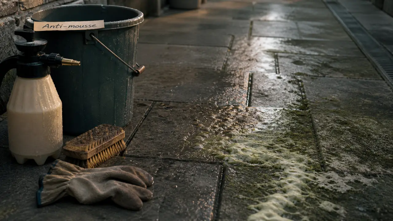 Remède de grand-mère pour enlever la mousse sur terrasse en pierre