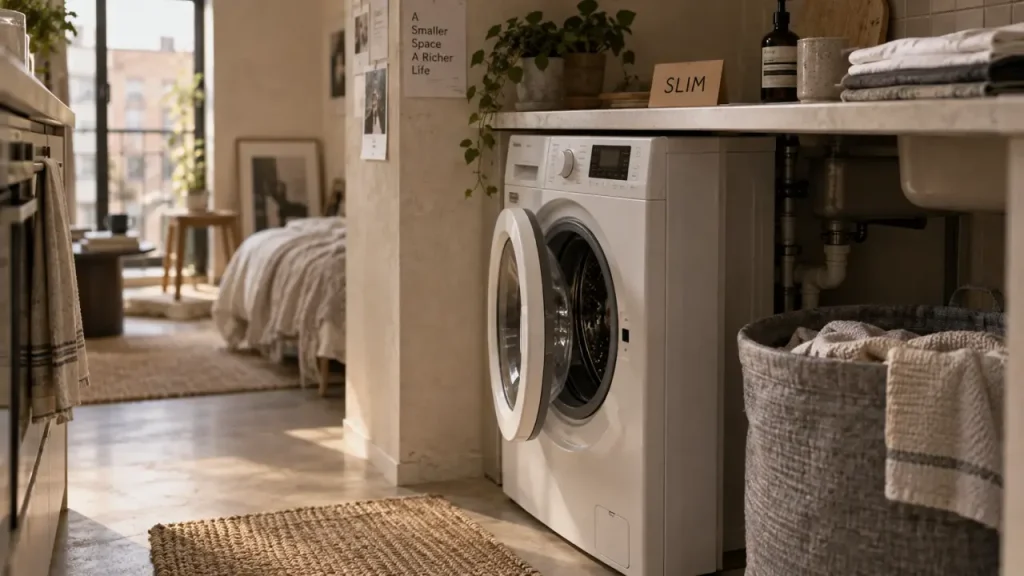 Petites machines à laver : choisissez entre slim, compact et mini selon votre espace