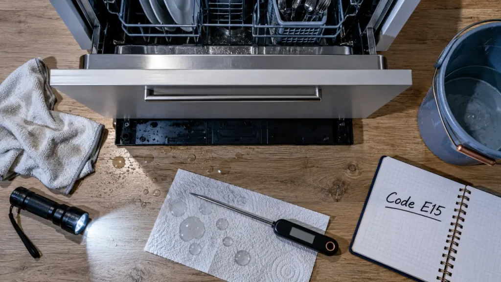 Lave-vaisselle Bosch E15 : pourquoi le réinitialiser ne suffit pas