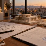 Constructeur maison Valence : plan, contrat et vérifications en salon